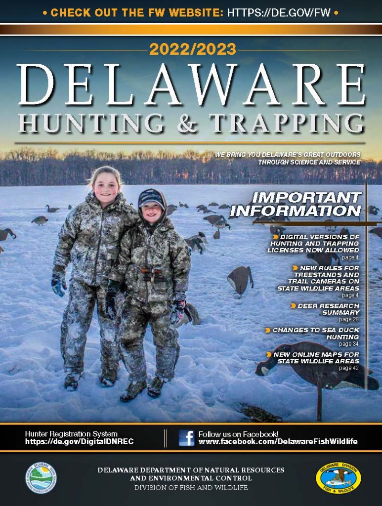 Cover of the Delaware Hunting Guide.